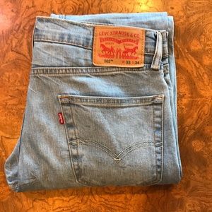 Levi 502 blue jeans